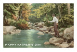 Happy Father's Day, Fly Casting Posters