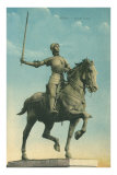 Statue of Jeanne d'Arc Posters