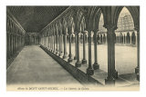 Arched Walkway at Mont Saint Michel Posters