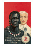 All Races Use Vatio Bulbs Lámina giclée