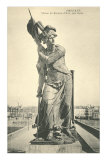 Statue of Jeanne d'Arc Posters