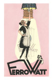 French Maid with Light Bulb Photo