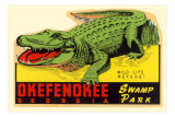 Gator from Okefenokee Swamp Park - Poster Gator from Okefenokee Swamp Park - Poster