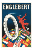 Genie with Bicycle Tire Posters