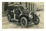 Auxiliary Fire Squad in Vintage Car Posters