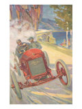 Vintage Road Racing Lámina giclée