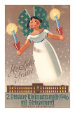 Christmas Eve Mass in Dresden, Germany Posters
