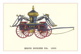 Hope Engine Vintage Fire Wagon Pósters