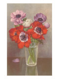 Poppies in Water Glass Lámina giclée Poppies in Water Glass Lámina giclée