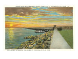 Puente Gandy, St. Petersburg, Florida Lámina giclée