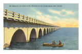 Bridge to Key West, Florida Posters