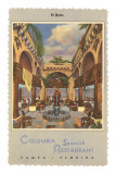 Columbia Spanish Restaurant, Tampa, Florida Posters