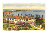 Club náutico, St. Petersburg, Florida Lámina giclée Club náutico, St. Petersburg, Florida Lámina giclée