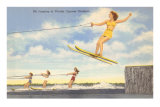 Water Skiers, Cypress Gardens, Florida Posters