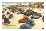 Cars on Beach, Jacksonville, Florida Photo