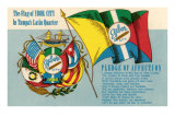 Flag of Ybor City, Florida Posters