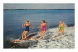 Skieuses nautiques Posters