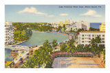Lake Pancoast Hotel, Miami Beach, Florida Posters