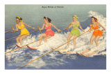 Water Skiers, Florida Prints