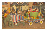 Parade de cirque, Sarasota, Floride Posters