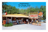 Sparkman's Orange Shop, Sumtervlle, Florida Posters