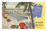 White House Hotel, Miami Beach, Florida Posters