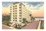 Atlantic Towers Hotel, Miami Beach, Florida Posters