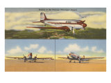 Planes at Chicago Municipal Airport, Chicago, Illinois Lámina giclée