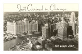 Just Arrived, Downtown Chicago, Illinois Posters