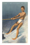 Barefoot Water Skier, Cypress Gardens, Florida Posters