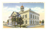 Post Office, Courthouse, Tallahassee, Florida Posters