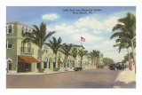 Shopping Street, Palm Beach, Florida Posters