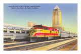 Streamliner Train, Miami, Florida Posters