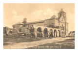 San Luis Rey Mission, California Lámina giclée