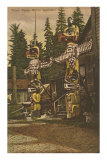 Totem Poles, British Columbia Posters
