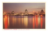 Night Skyline, Vancouver, British Columbia Posters