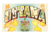Greetings from Ottawa, Canada Lámina giclée