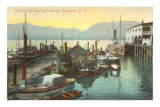 Wharf, Vancouver, British Columbia Posters