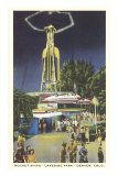 Rocket Ships, Lakeside Park, Denver, Colorado Posters