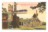 Totem Poles, Thunderbird Park, Victoria, British Columbia Posters