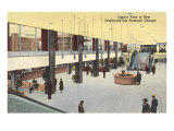 Bus Terminal, Chicago, Illinois Giclée-tryk