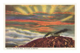 Sunrise from Pike's Peak, Colorado Posters