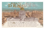Half Gold Half Silver, Denver Posters