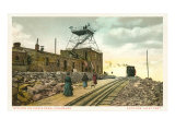 Station on Pikes Peak, Colorado Lámina giclée