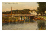 Jones' Bridge, Guilford, Connecticut Posters