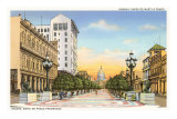 Marti or Prado Promenade, Havana, Cuba Posters