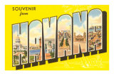 Souvenir from Havana, Cuba Posters