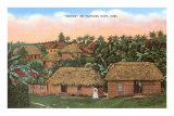 Bohios, Cuban Thatched Huts Posters