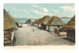 Village de pêche typique, Cuba Posters