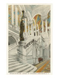 Grand Staircase, Library of Congress, Washington, DC Lámina giclée